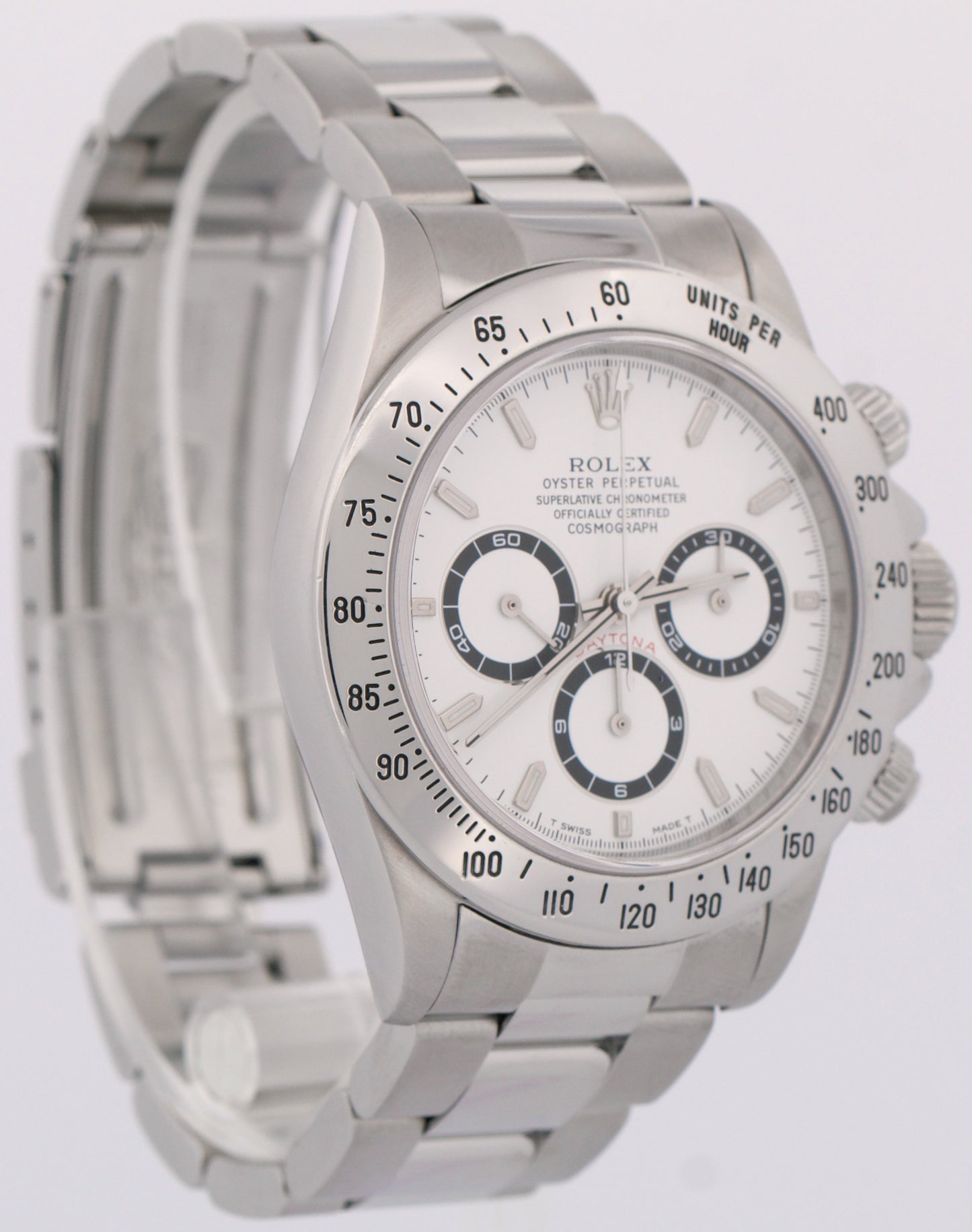 2022 RSC Rolex Daytona Cosmograph WHITE Stainless Steel PAPERS 40mm 16520 BOX