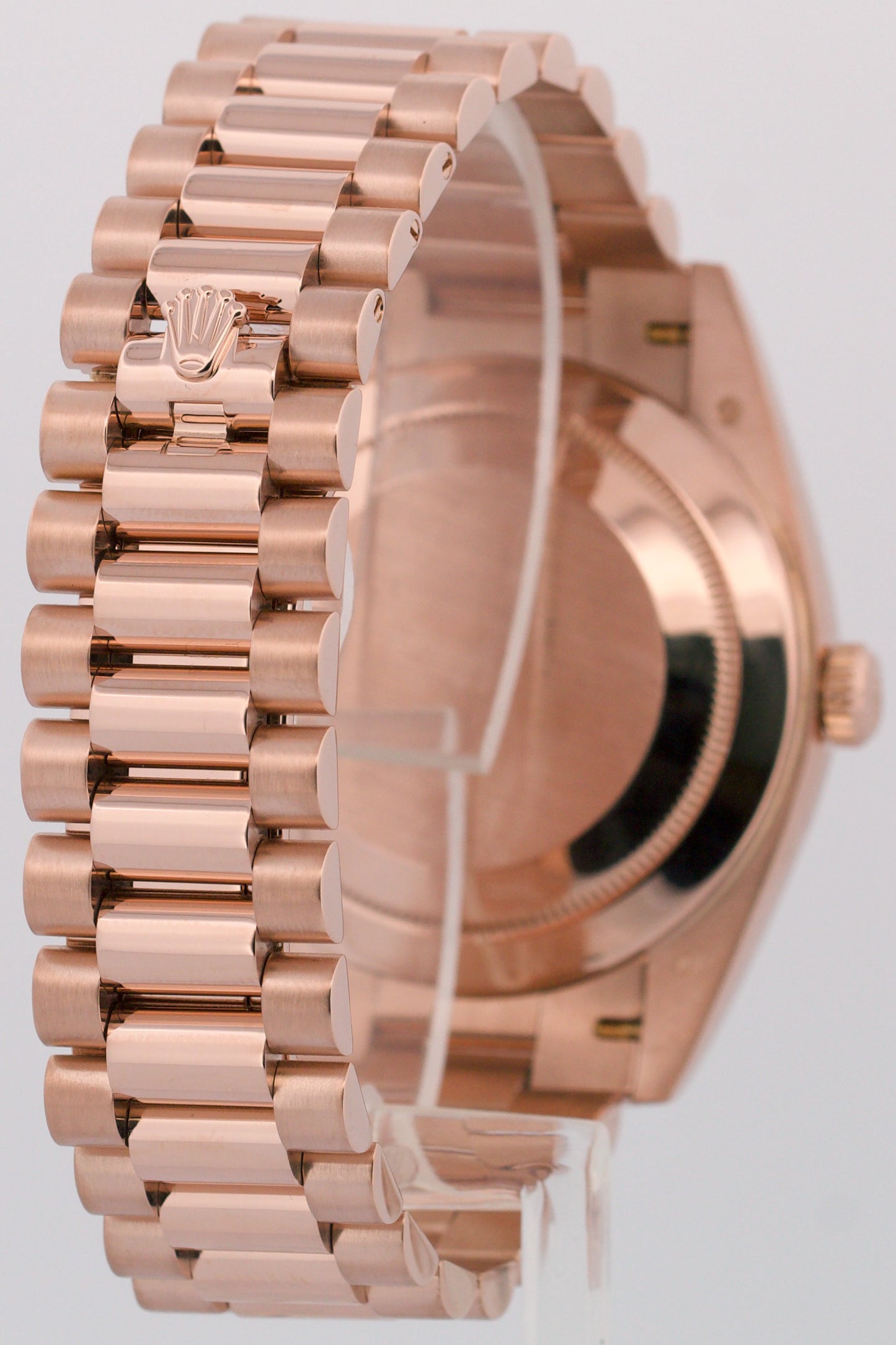 PAPERS Rolex Day-Date President 40mm CHOCOLATE ROMAN Brown 18K Gold 228235 BOX