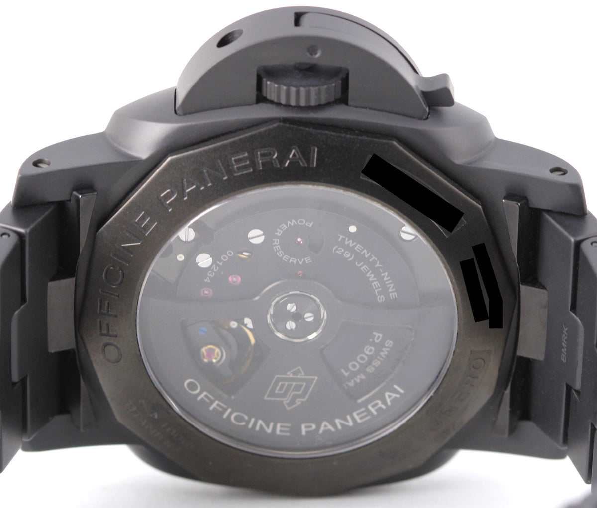 2013 Panerai Luminor Tuttonero GMT Ceramica PAM00438 Black 44mm Watch Box Papers