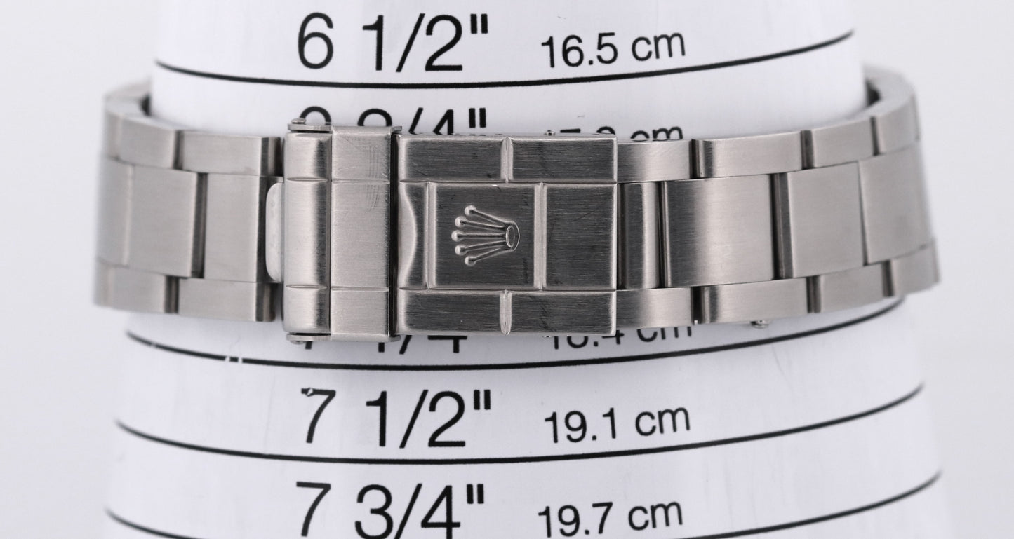 Rolex Explorer II 16570 Black Rehaut 3186 Stainless Steel No-Holes 40mm Watch