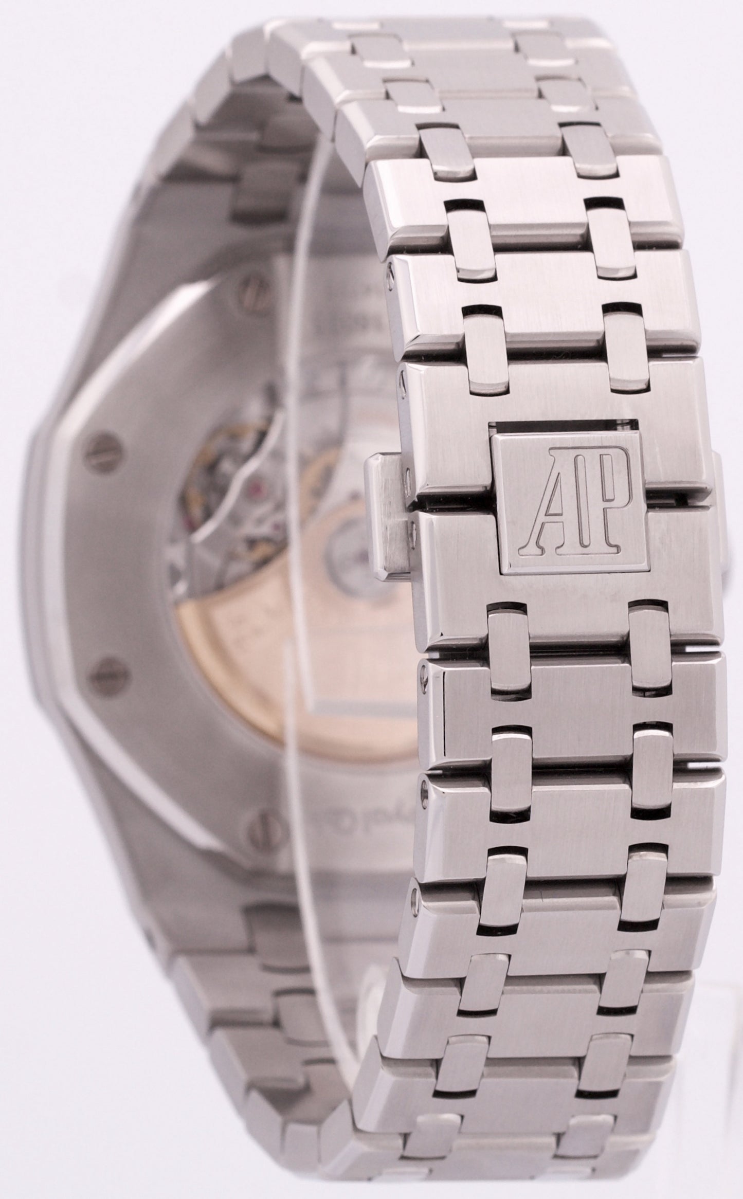 PAPERS Audemars Piguet Royal Oak WHITE Stainless 41mm 15400ST.OO.1220ST.02 BOX
