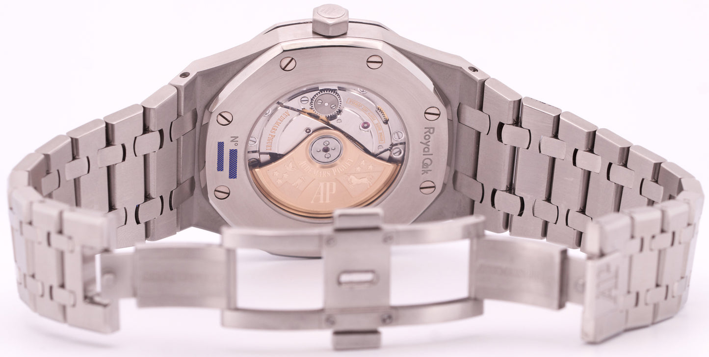 PAPERS Audemars Piguet Royal Oak WHITE Stainless 41mm 15400ST.OO.1220ST.02 BOX