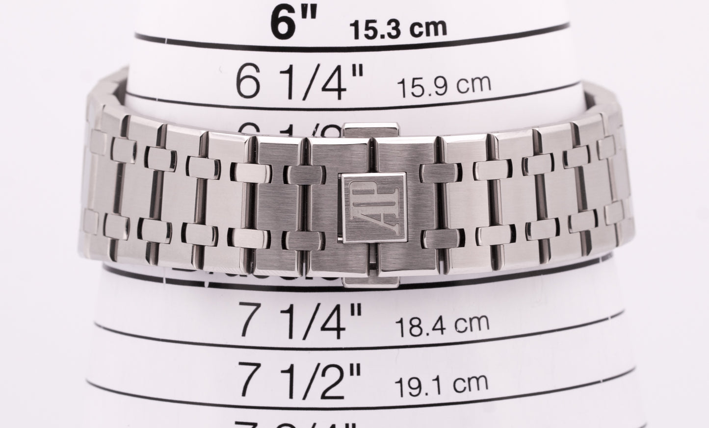 PAPERS Audemars Piguet Royal Oak WHITE Stainless 41mm 15400ST.OO.1220ST.02 BOX
