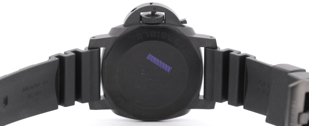2025 Panerai Submersible Carbotech PAM01231 Black Blue Rubber 42mm Box Papers