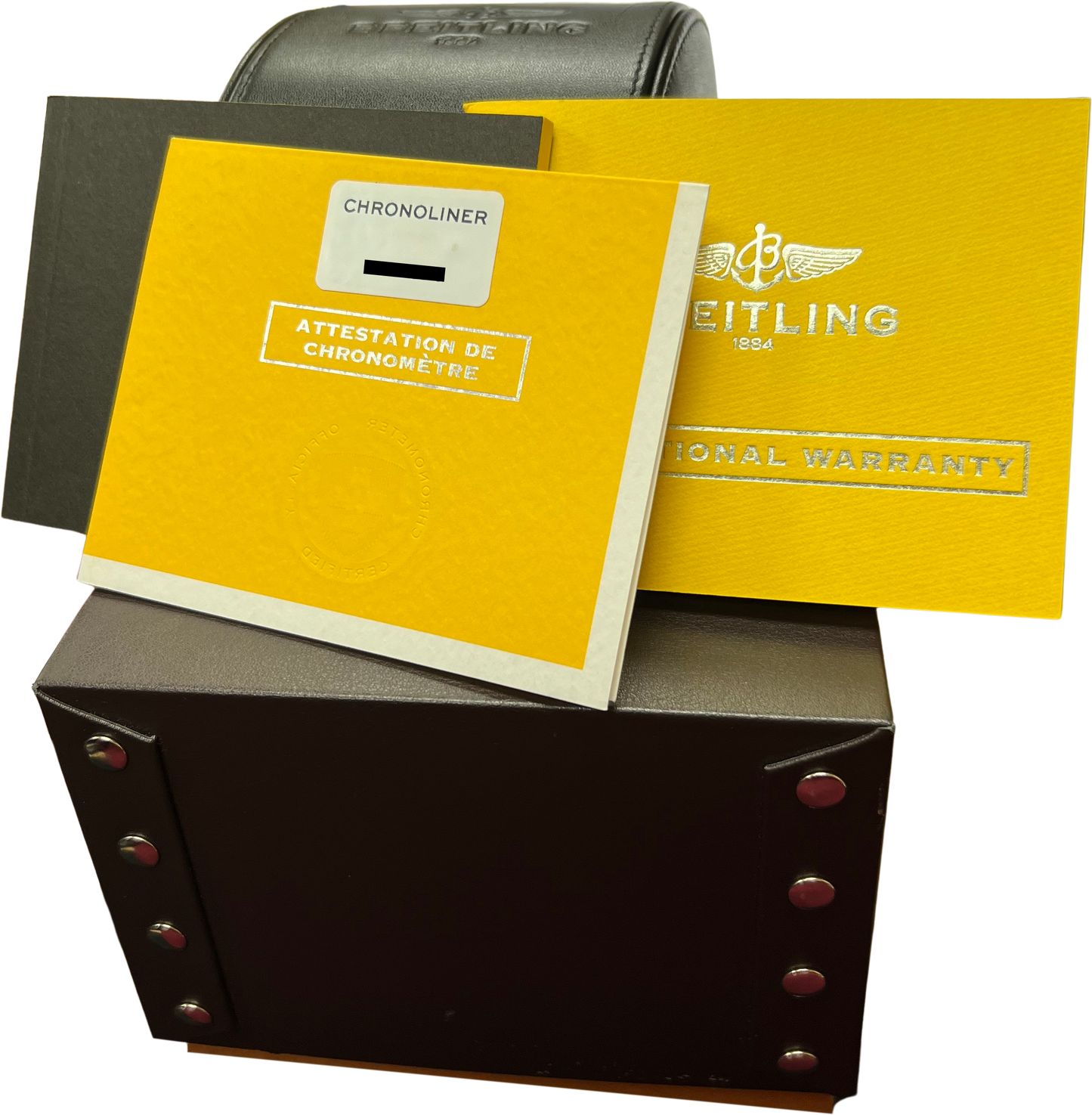 PAPERS Breitling Chronoliner 46mm Stainless Steel Ceramic Watch Y24310 BOX