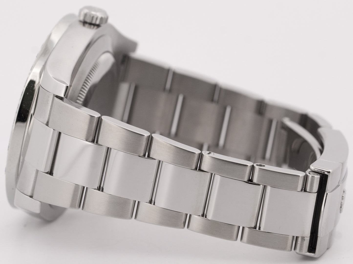 Rolex DateJust II 41mm SILVER Stainless Steel DIAMOND BEZEL Oyster 116300 BOX