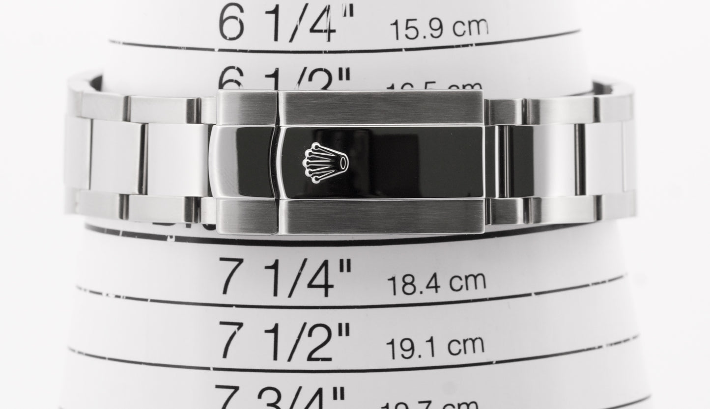 Rolex DateJust II 41mm SILVER Stainless Steel DIAMOND BEZEL Oyster 116300 BOX
