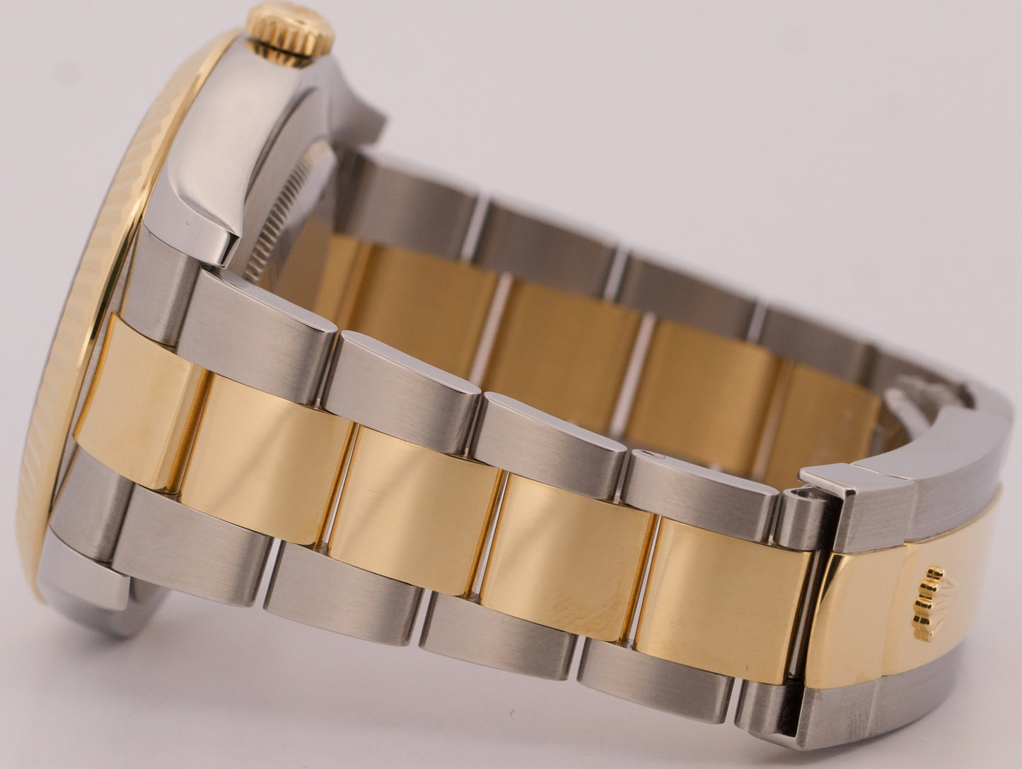 PAPERS Rolex Datejust II IVORY DIAMOND 18K Yellow Gold Steel 41mm 116333 BOX