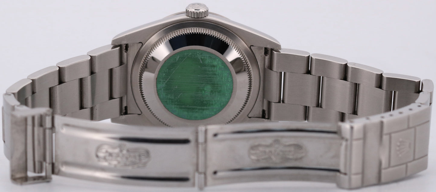 Rolex Explorer 114270 Black 36mm 3-6-9 Stainless Steel No-Holes Oyster Watch