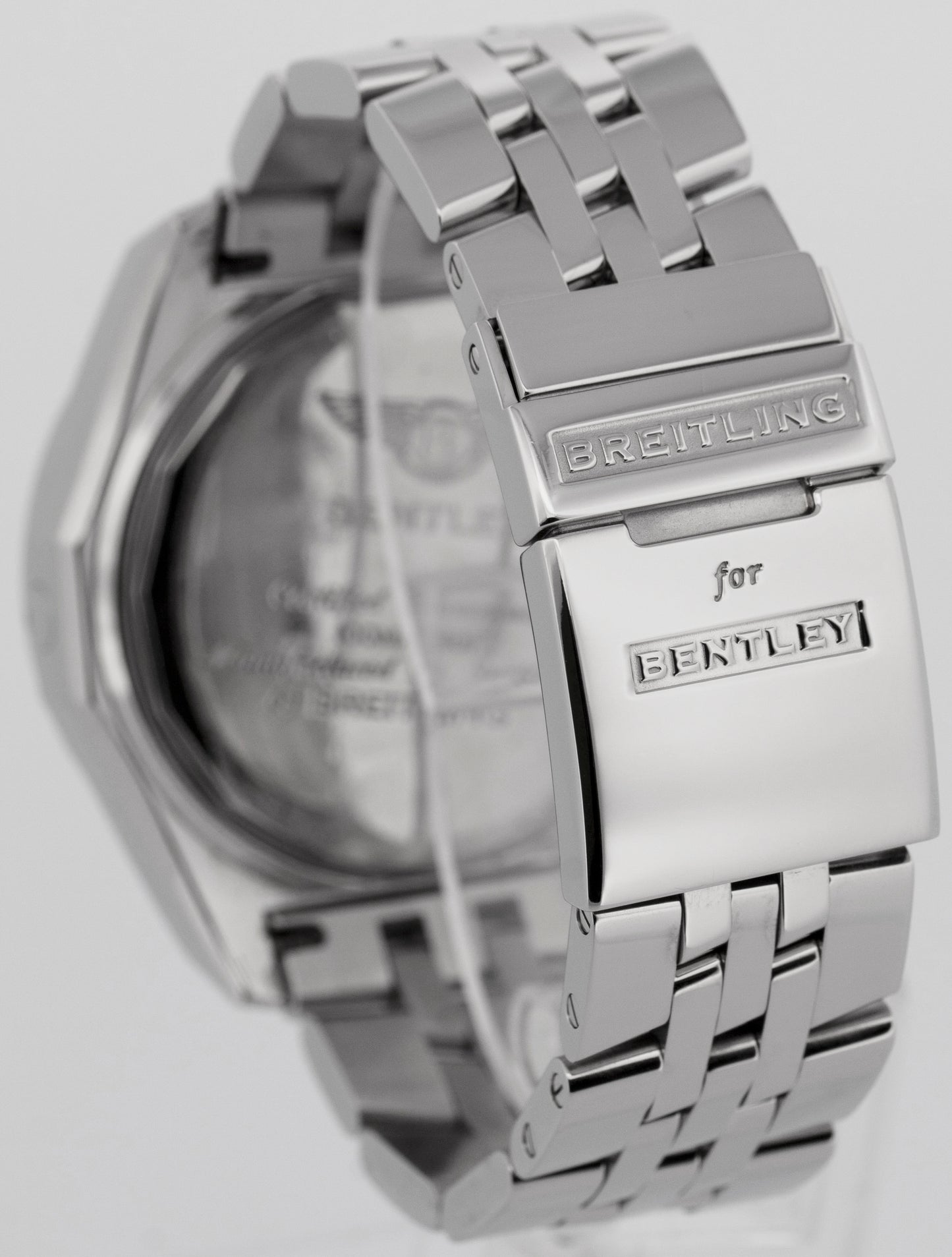 PAPERS Breitling For Bentley B06 White Stainless Steel AB0612 44mm Watch BOX