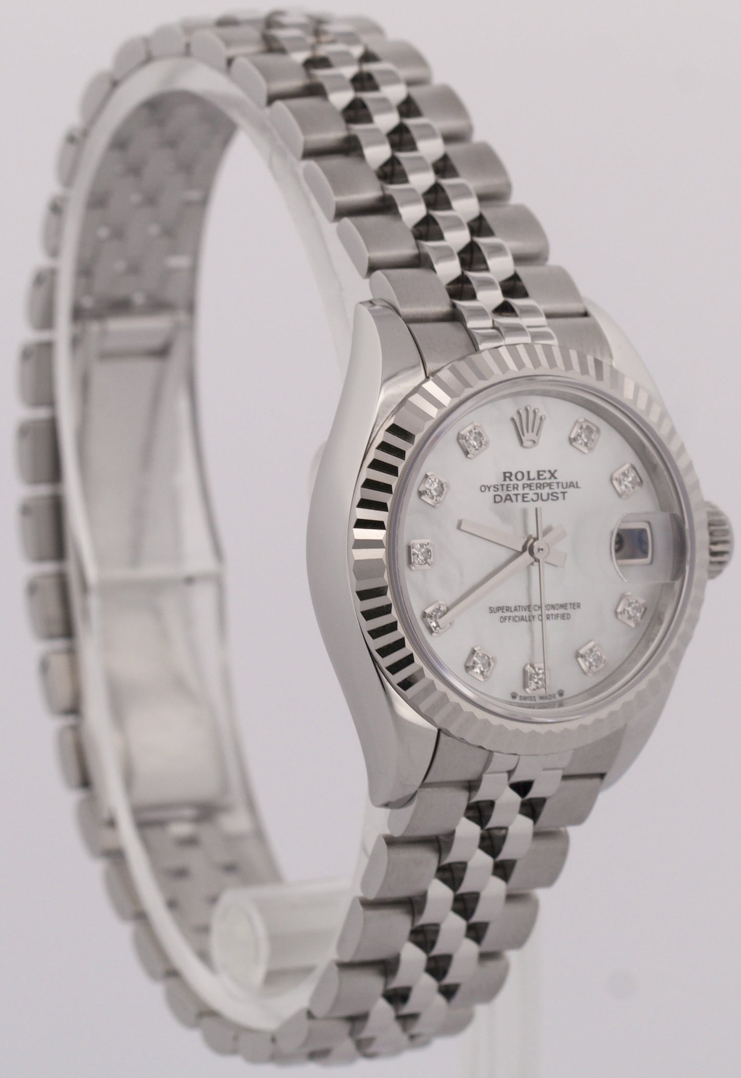 Rolex DateJust 28mm FACTORY MOP DIAMOND Stainless Steel 18K Gold JUBILEE 279174