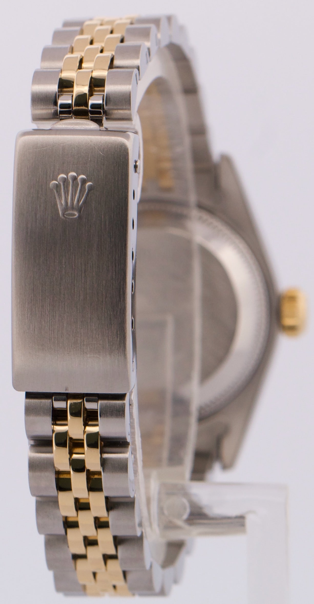 Ladies Rolex DateJust 26mm CHAMPAGNE DIAMOND 18K Yellow Gold Steel JUBILEE 69173
