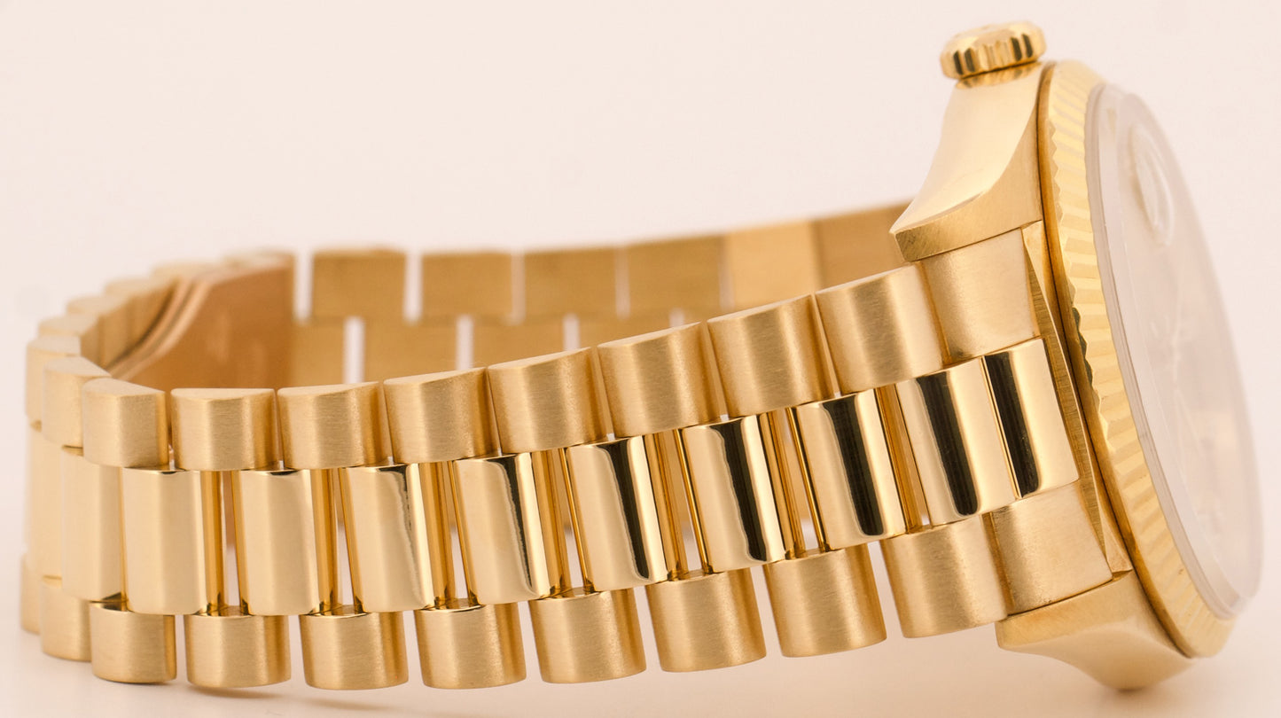 Rolex Day-Date President CHAMPAGNE DIAMOND 36mm 18K Yellow Gold 18238 Watch