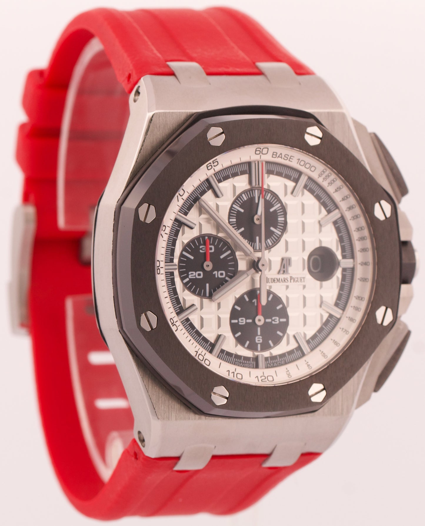 PAPERS Audemars Piguet Royal Oak Offshore PANDA Rubber Red 44mm 26400SO BOX