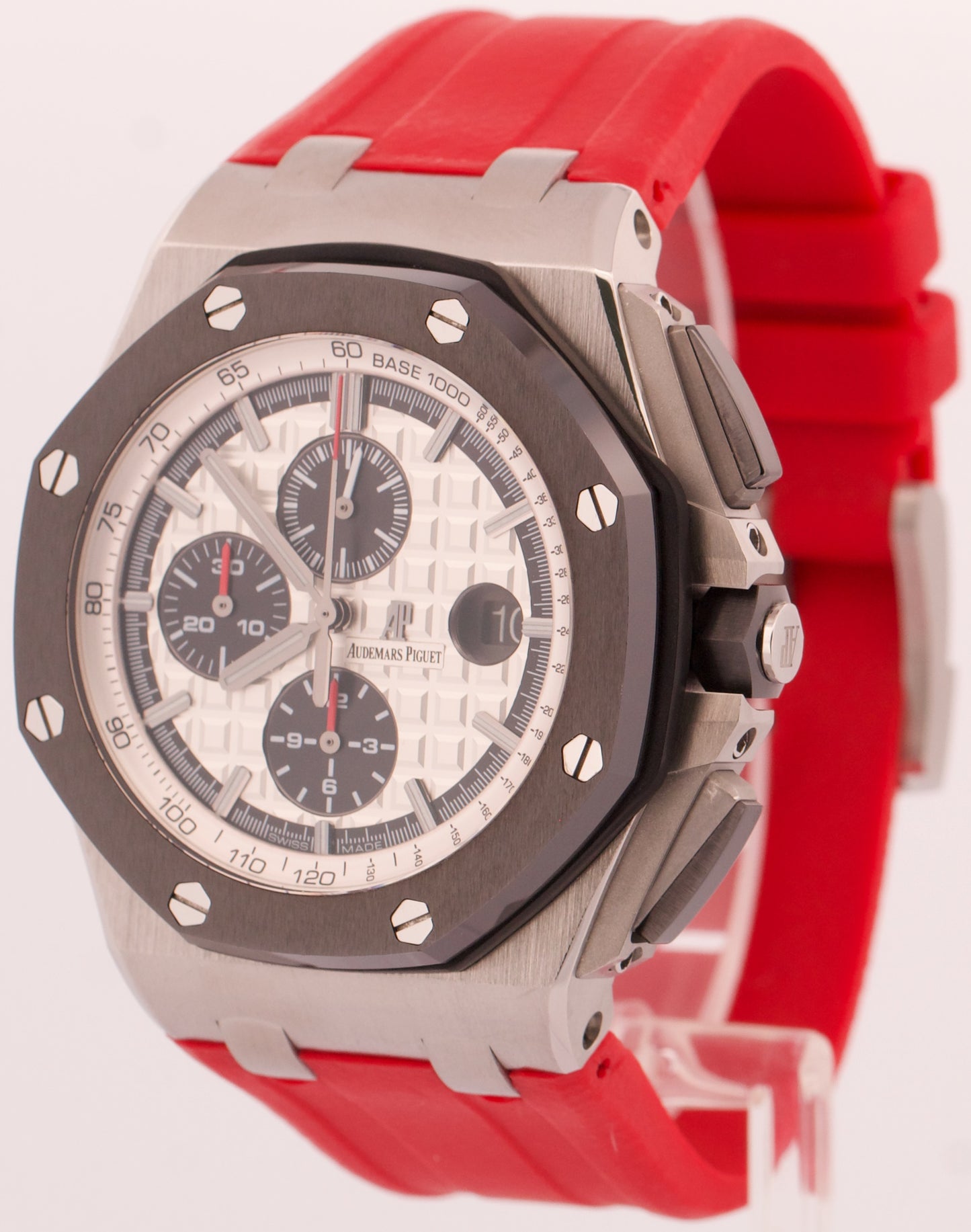 PAPERS Audemars Piguet Royal Oak Offshore PANDA Rubber Red 44mm 26400SO BOX