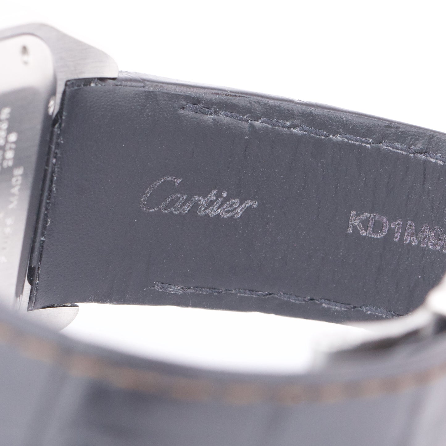 Cartier Santos 100 XL 33x44mm W20072X7 18K Rose Gold Steel Ivory Roman 2878