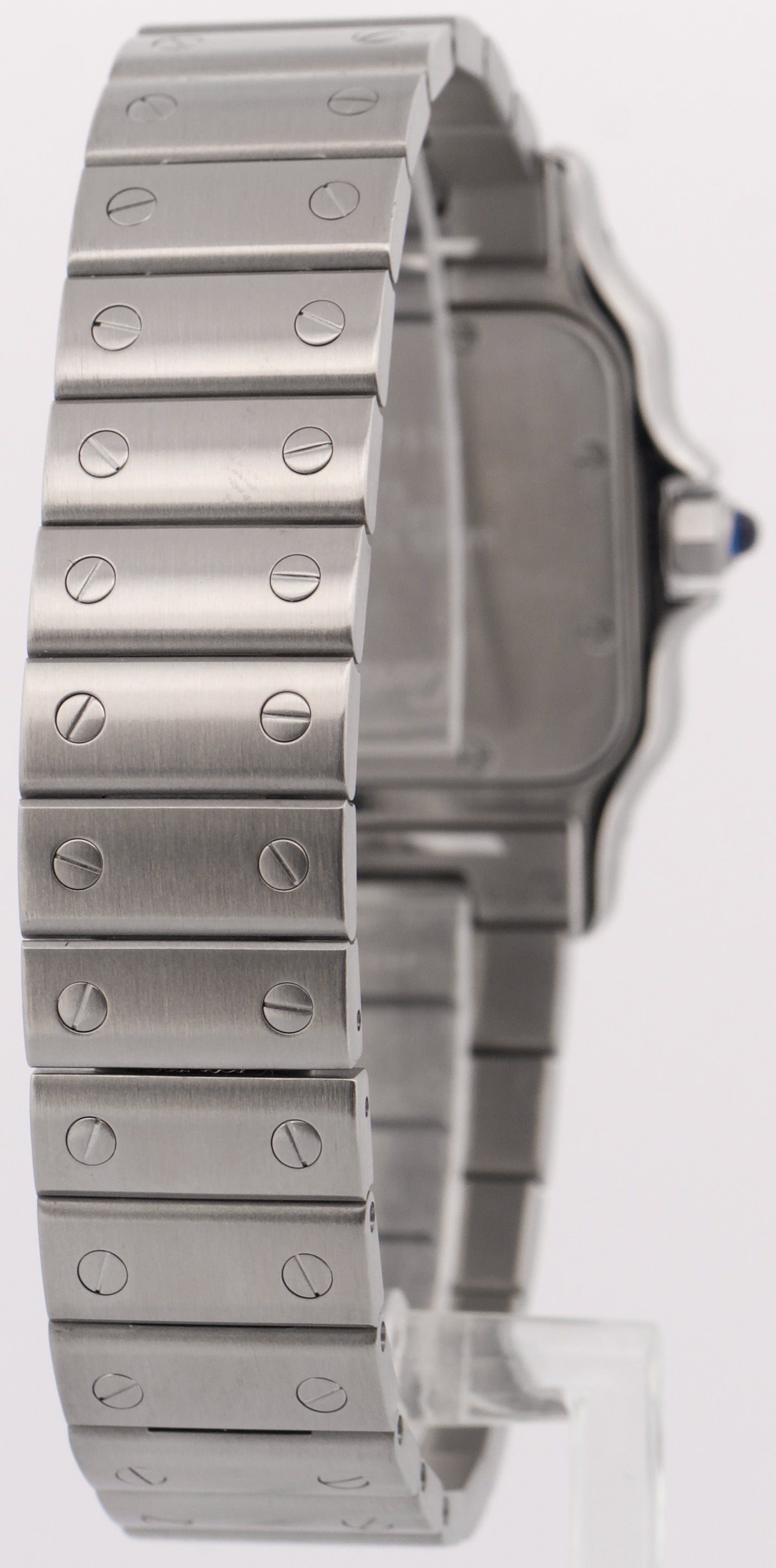 Ladies Cartier Santos Galbee WHITE Quartz 29mm Stainless Steel 1564 W20060D6