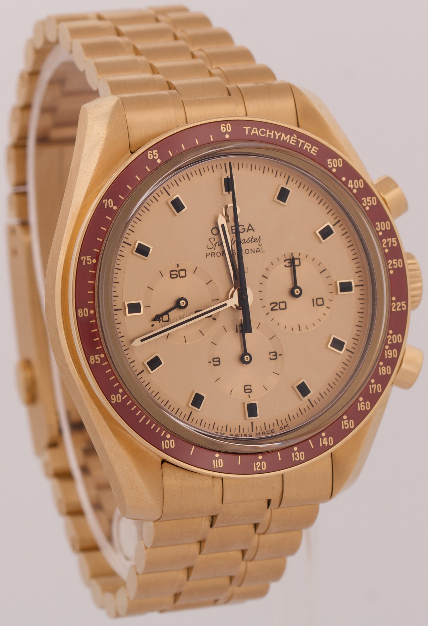 PAPERS Omega Speedmaster Apollo 11 MOONSHINE 18K Gold 310.60.42.50.99.001 BOX