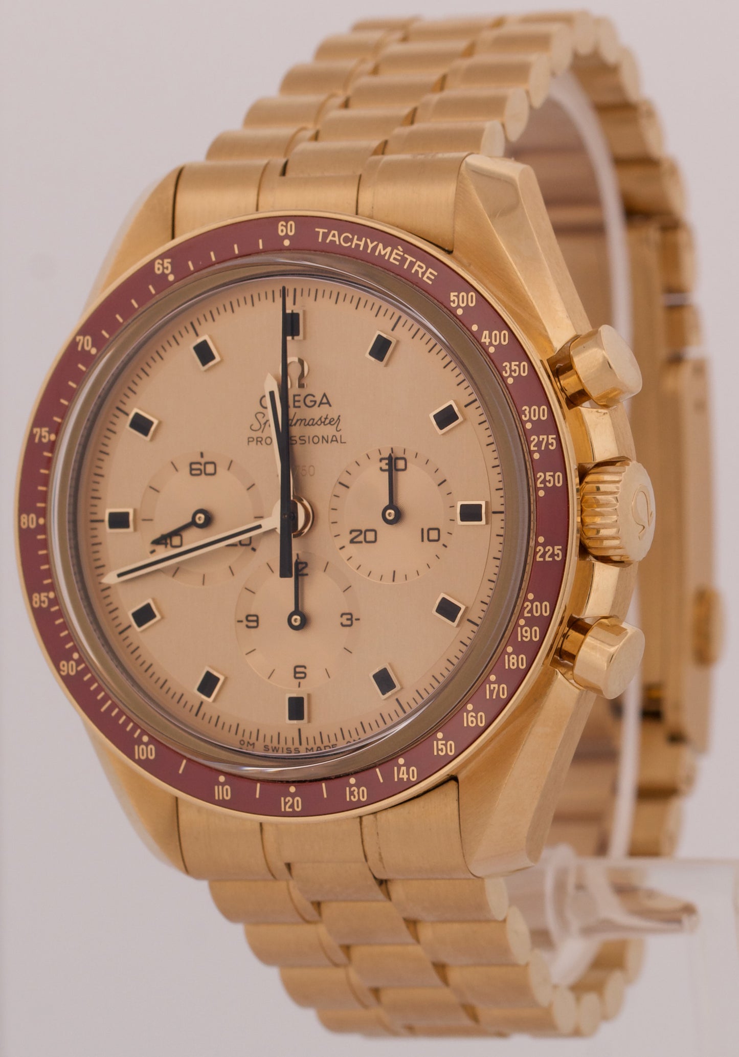 PAPERS Omega Speedmaster Apollo 11 MOONSHINE 18K Gold 310.60.42.50.99.001 BOX