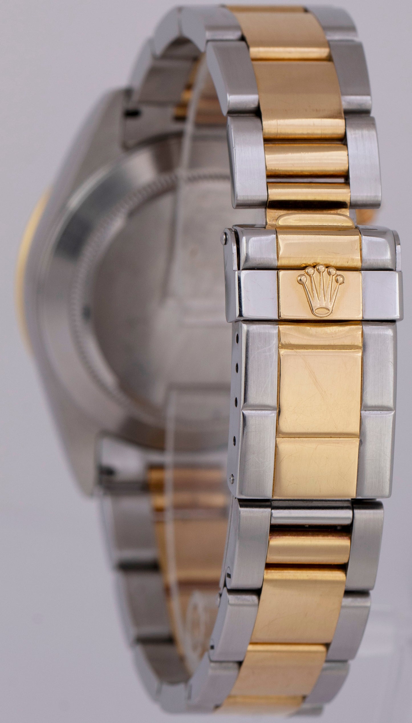 UNPOLISHED Rolex Daytona Cosmograph 40mm White Two-Tone 18K Gold 16523 Watch