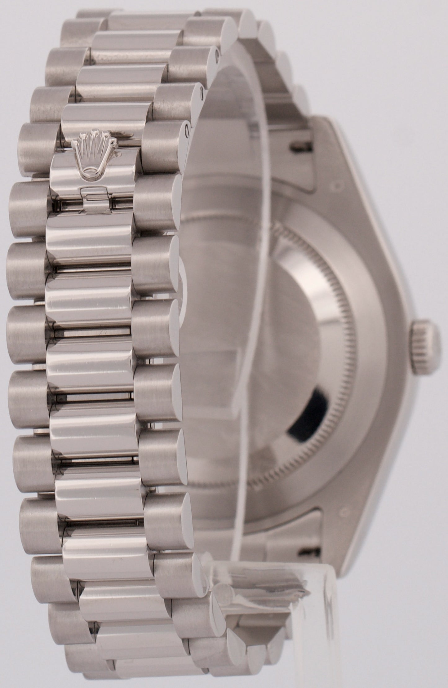 Rolex Day-Date Presidential 41mm 950 PLATINUM DIAMOND Blue Glacier 218206 BOX