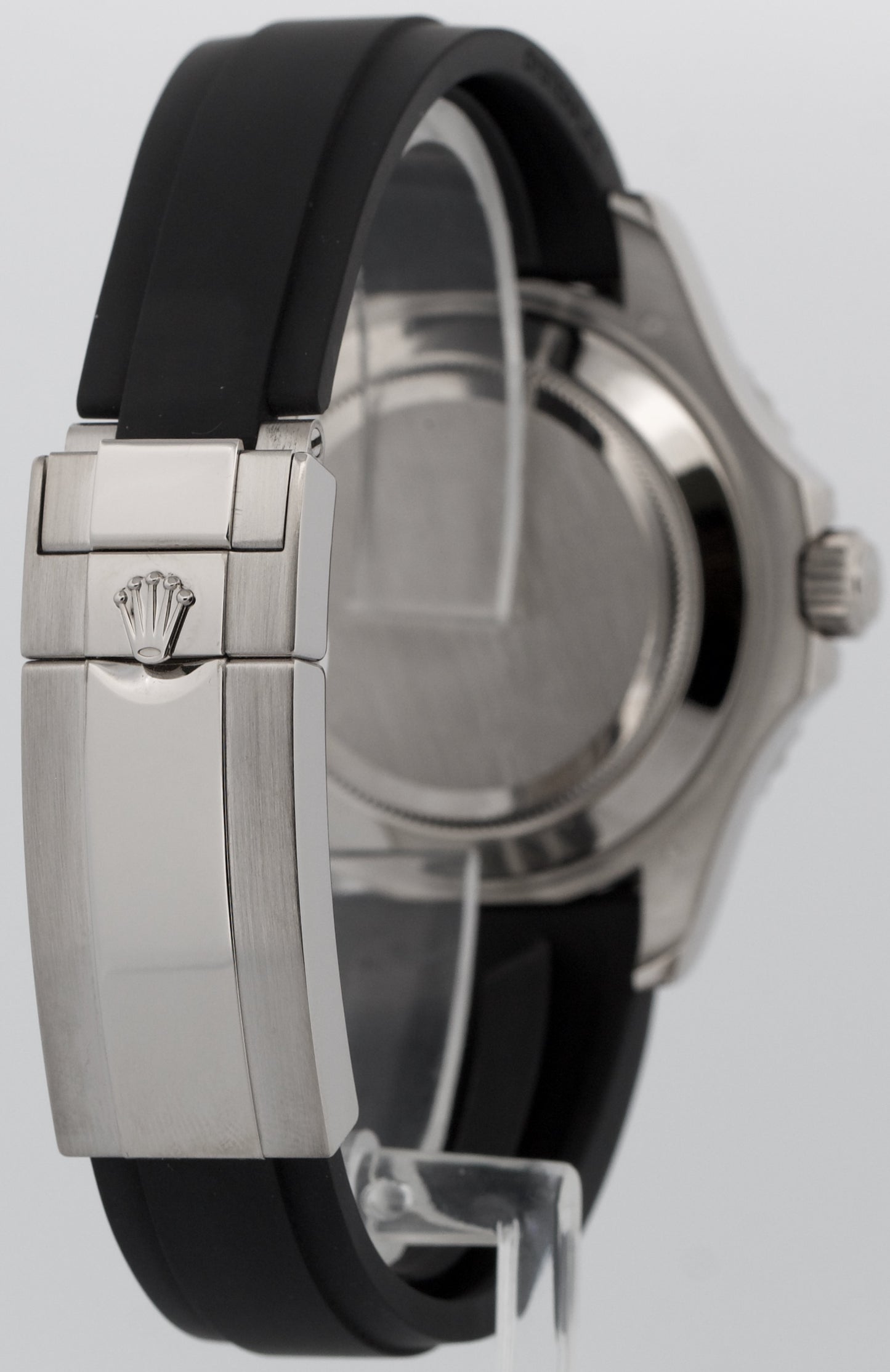 2021 PAPERS Rolex Yacht-Master 18K White Gold Oysterflex Black 42mm 226659 BOX