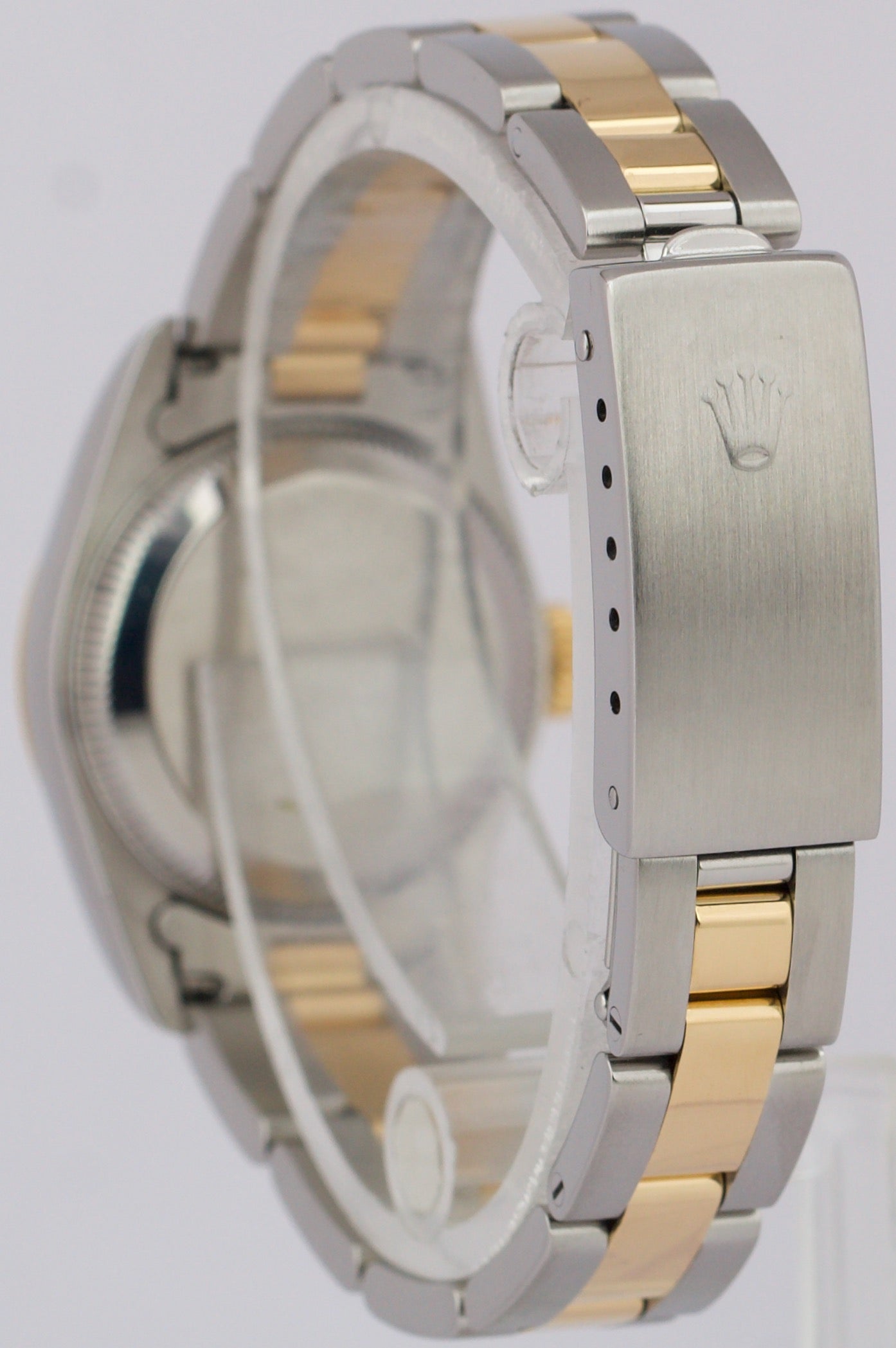 2022 RSC Rolex Oyster Perpetual Two-Tone White Roman PAPERS 24mm 67233 Watch BOX