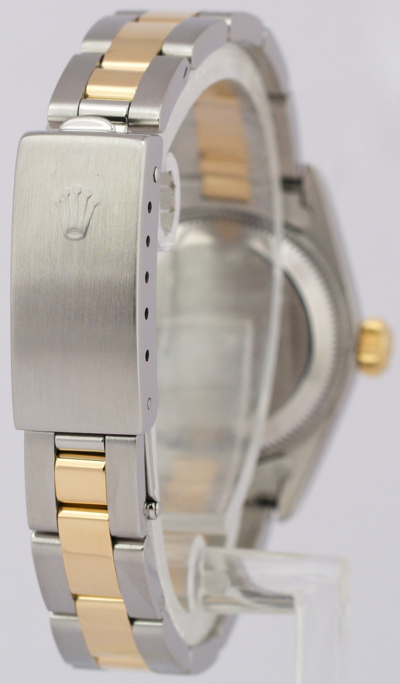 2022 RSC Rolex Oyster Perpetual Two-Tone White Roman PAPERS 24mm 67233 Watch BOX