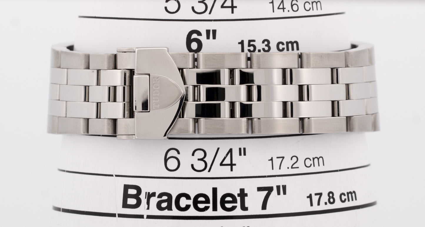 MINT PAPERS Tudor Glamour Date 36mm SILVER Stainless Steel 55000 Watch BOX