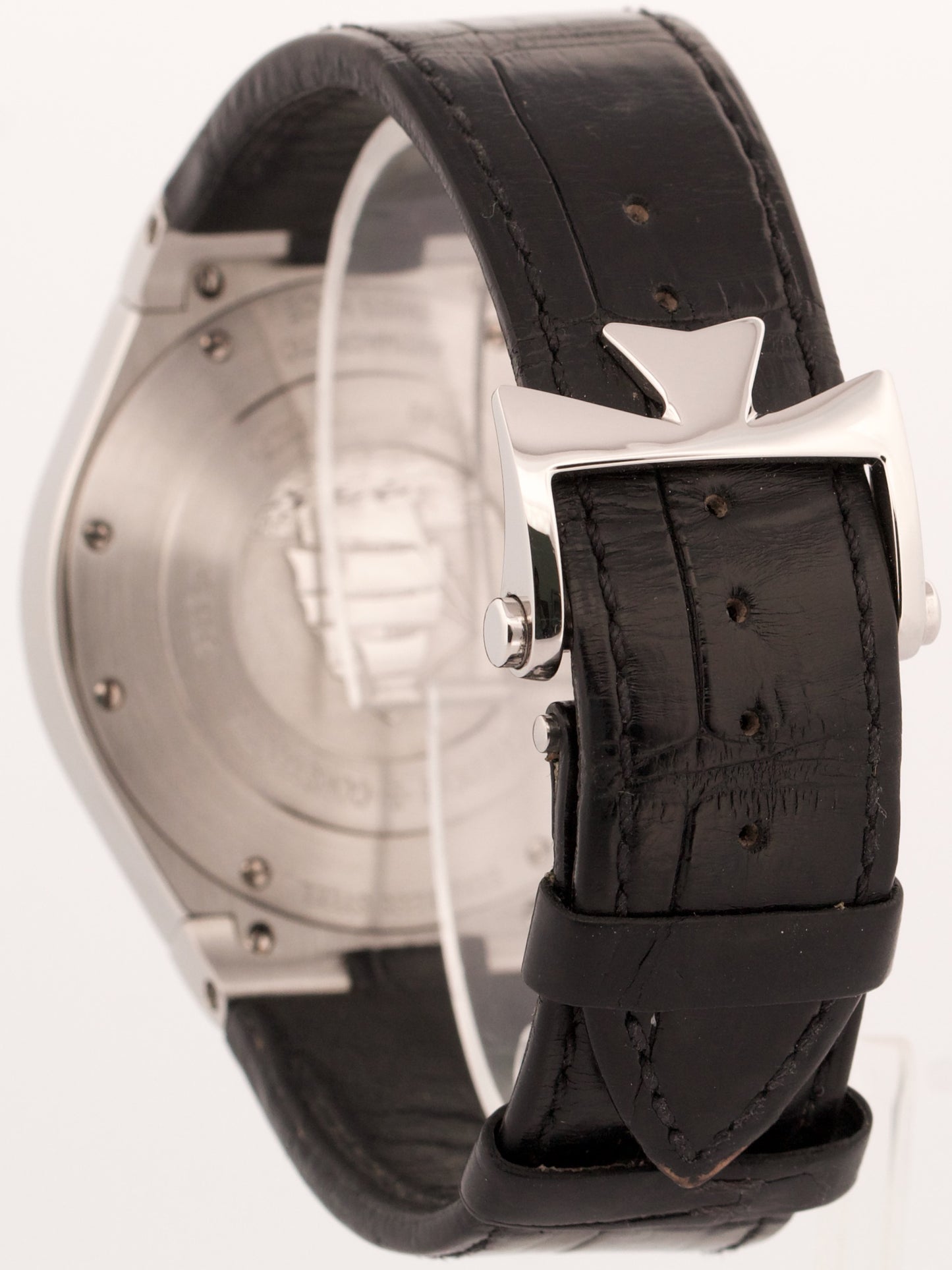 Vacheron Constantin Overseas Stainless Steel GRAY 42mm 47040 Leather Watch