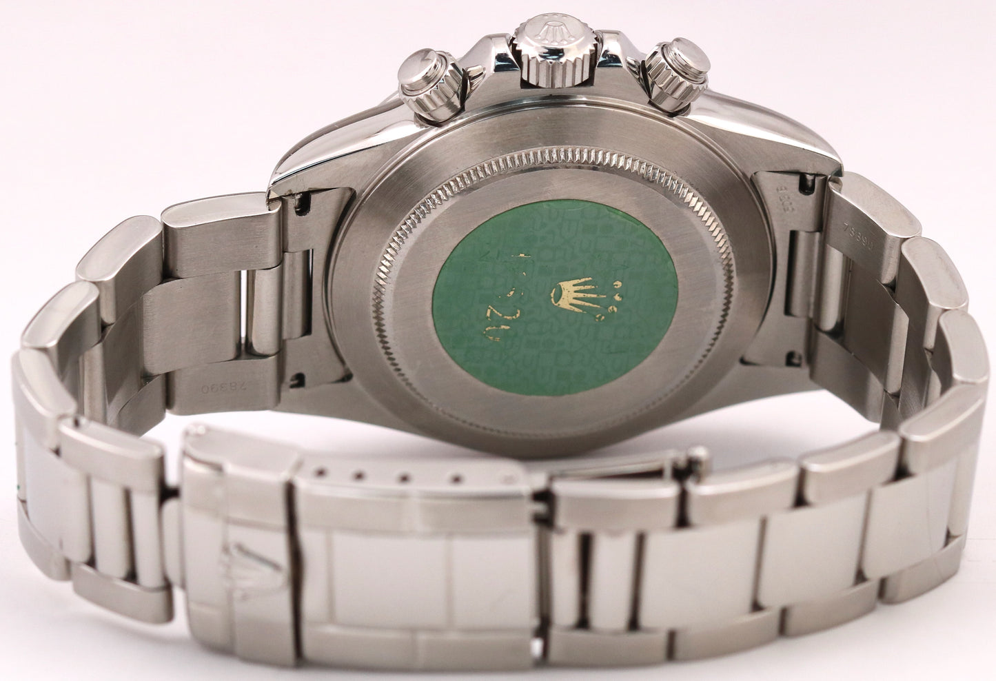 1997 Rolex Daytona Cosmograph ZENITH Stainless Steel BLACK 40mm 16520 Watch