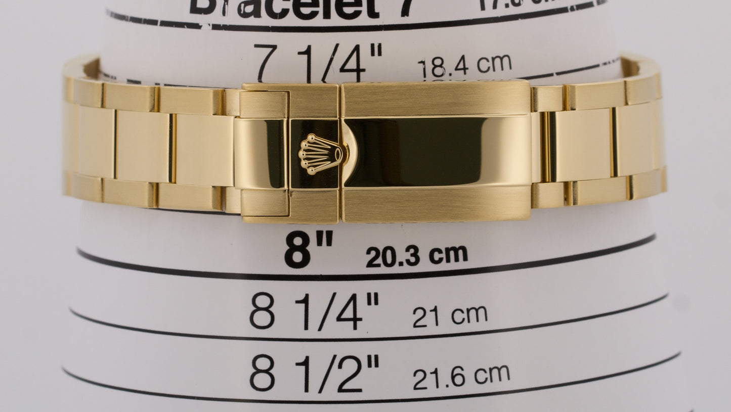 2021 PAPERS Rolex Yacht-Master II BLUE 18K Yellow Gold 44mm 116688 Watch BOX