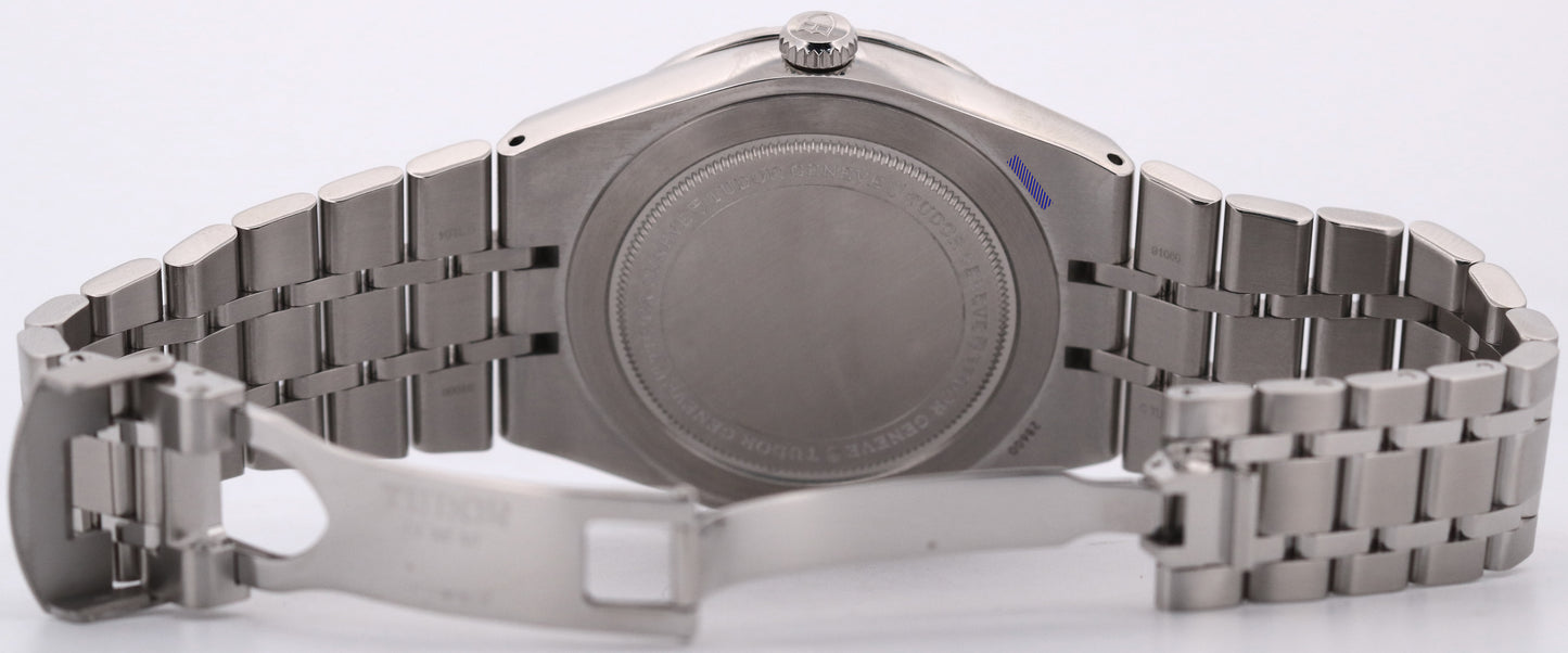 Tudor Royal 41mm BLUE ROMAN Stainless Steel Day-Date 28600 Automatic Watch BOX