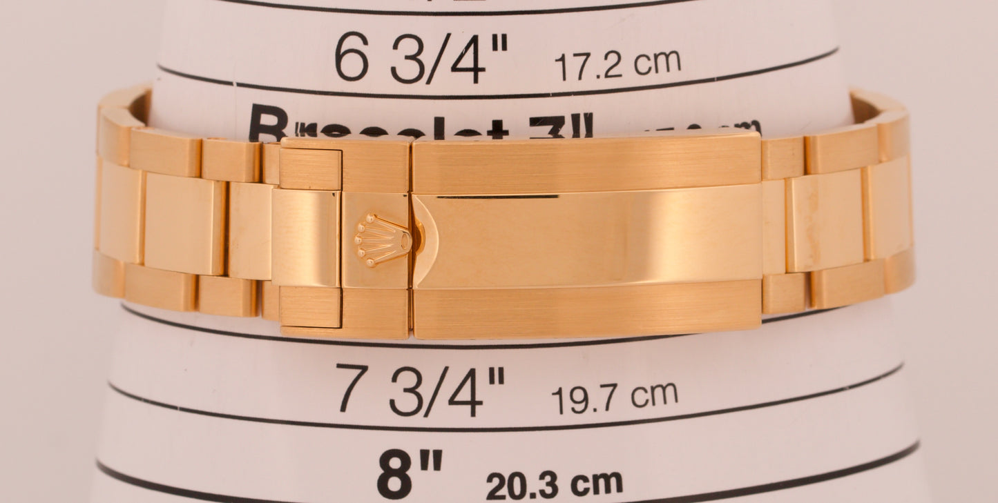 2022 NEW PAPERS Rolex Submariner Date 41mm BLUE 18K Yellow Gold 126618 LB BOX