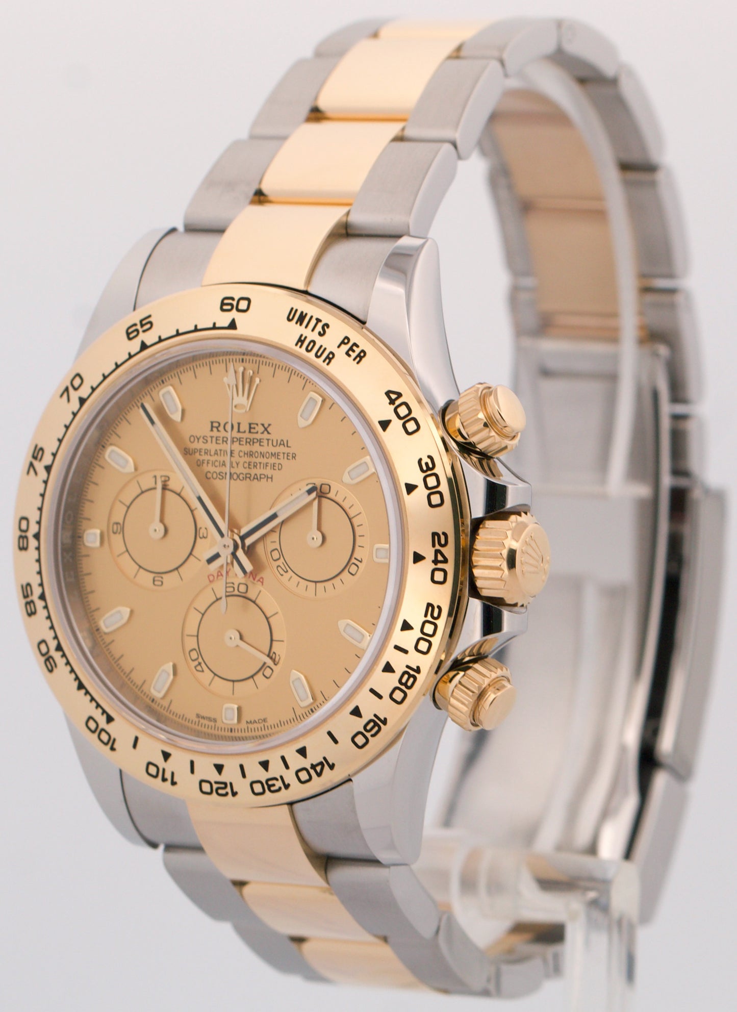 2023 PAPERS Rolex Daytona Cosmograph CHAMPAGNE 116503 18K Gold Two-Tone BOX
