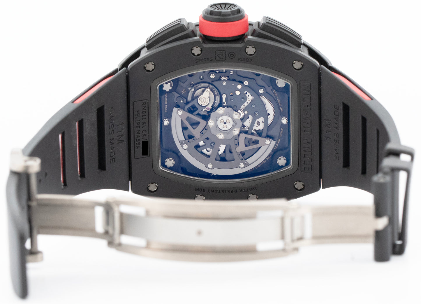 PAPERS Richard Mille RM11-FM FELIPE MASSA Black Carbon RM011-FM AL CA Watch BOX