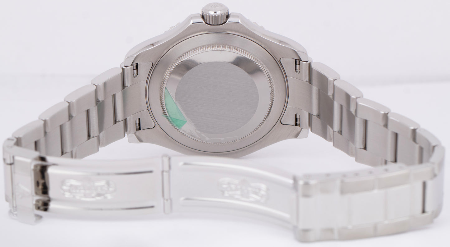 MINT PAPERS Rolex Yacht-Master Platinum Steel Oyster REHAUT 40mm Watch 16622 B+P