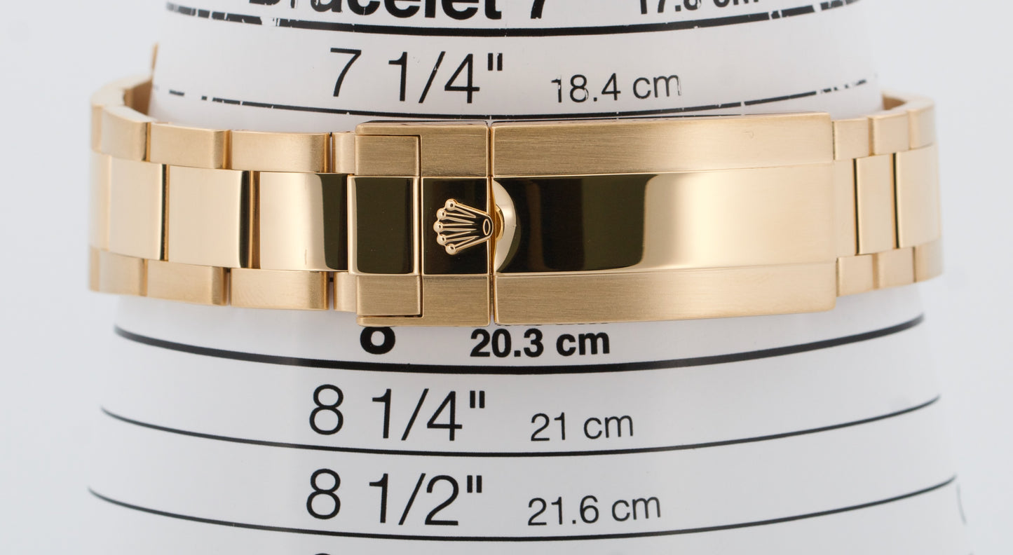 2023 PAPERS Rolex Submariner Date 41mm BLUE 18K Yellow Gold Watch 126618 LB BOX
