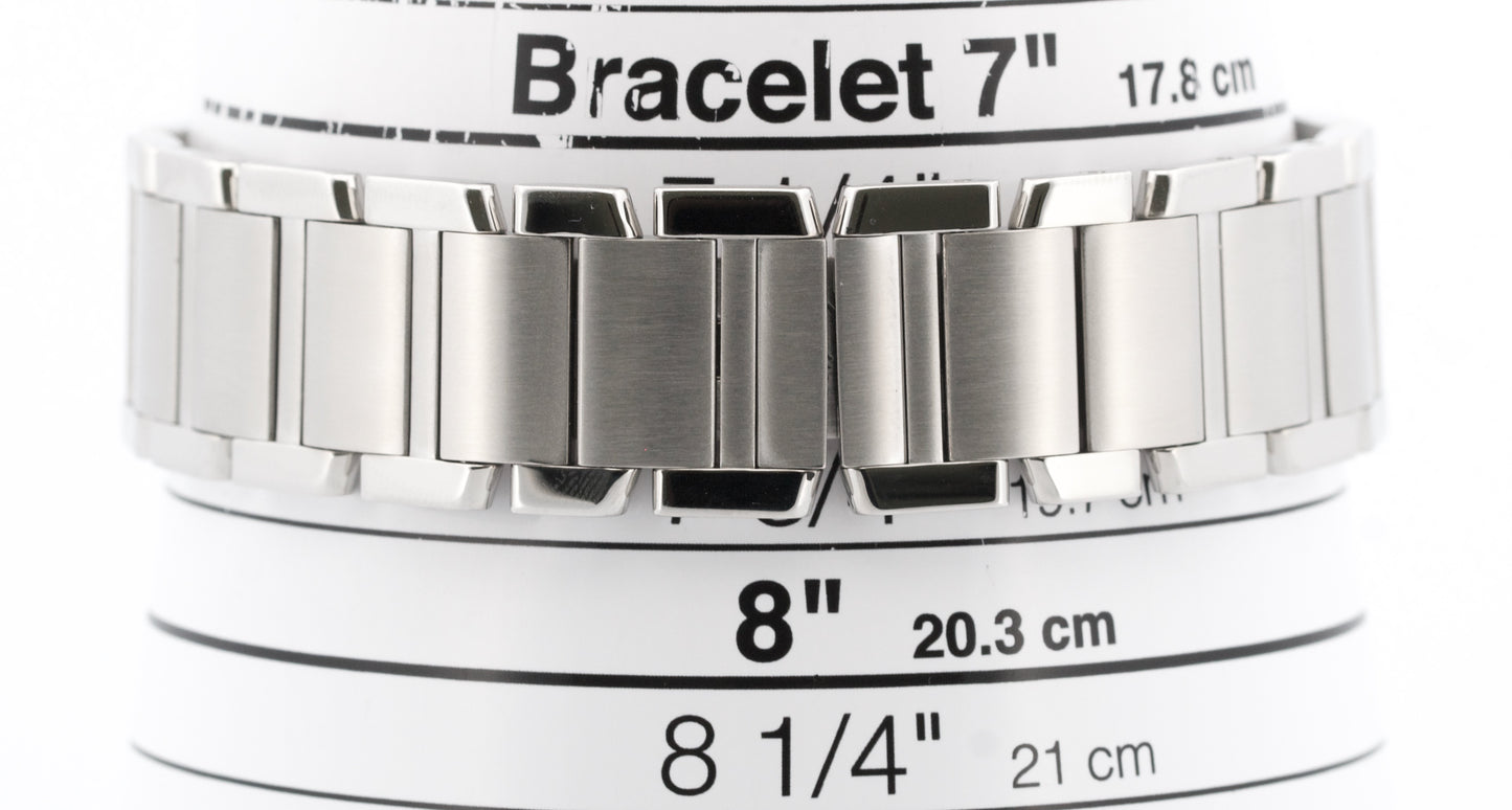 Cartier Tank Francaise Stainless Steel WHITE ROMAN Automatic 28mm 2302 W51002Q3