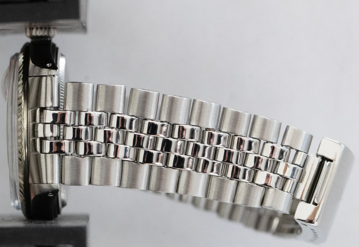 Rolex DateJust 36mm Gray Linen Pie-Pan Dial Automatic Stainless Steel Watch 1601