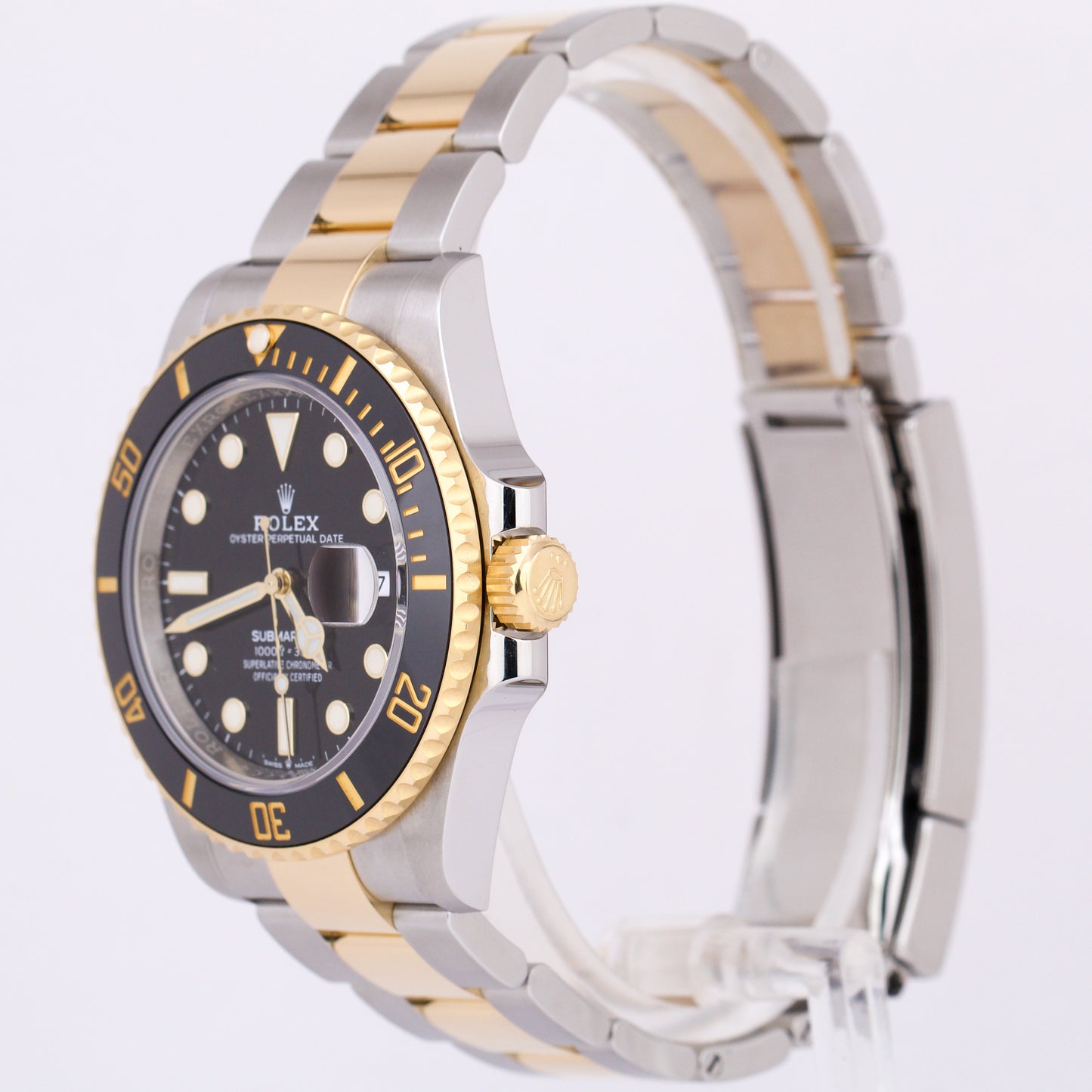 MINT 2020 PAPERS Rolex Submariner Date 41mm Ceramic Two-Tone Gold 126613 LN B+P