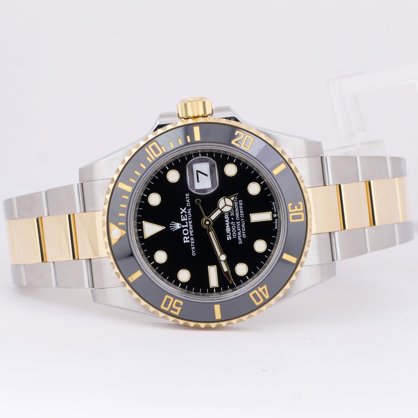 MINT 2020 PAPERS Rolex Submariner Date 41mm Ceramic Two-Tone Gold 126613 LN B+P