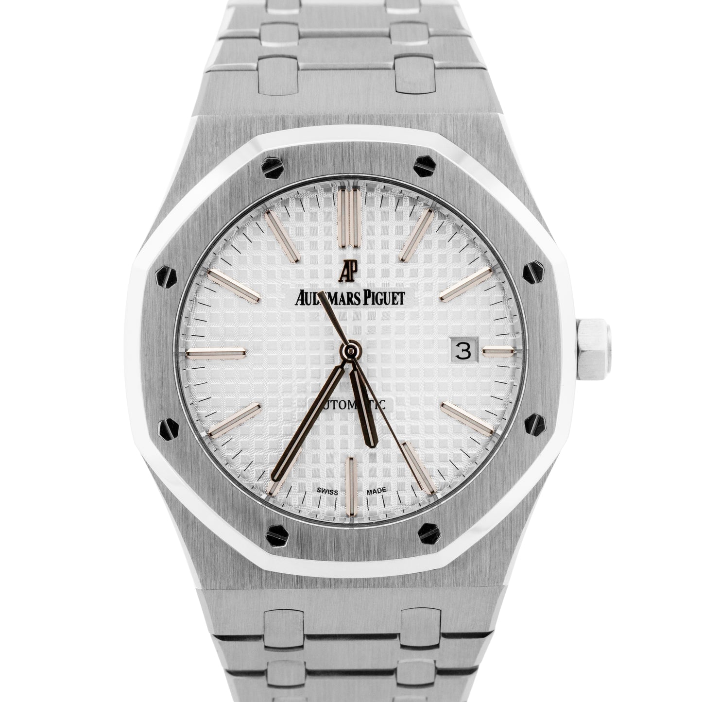Audemars Piguet Royal Oak White Stainless Steel 41mm Watch 15400ST.OO.1220ST.02