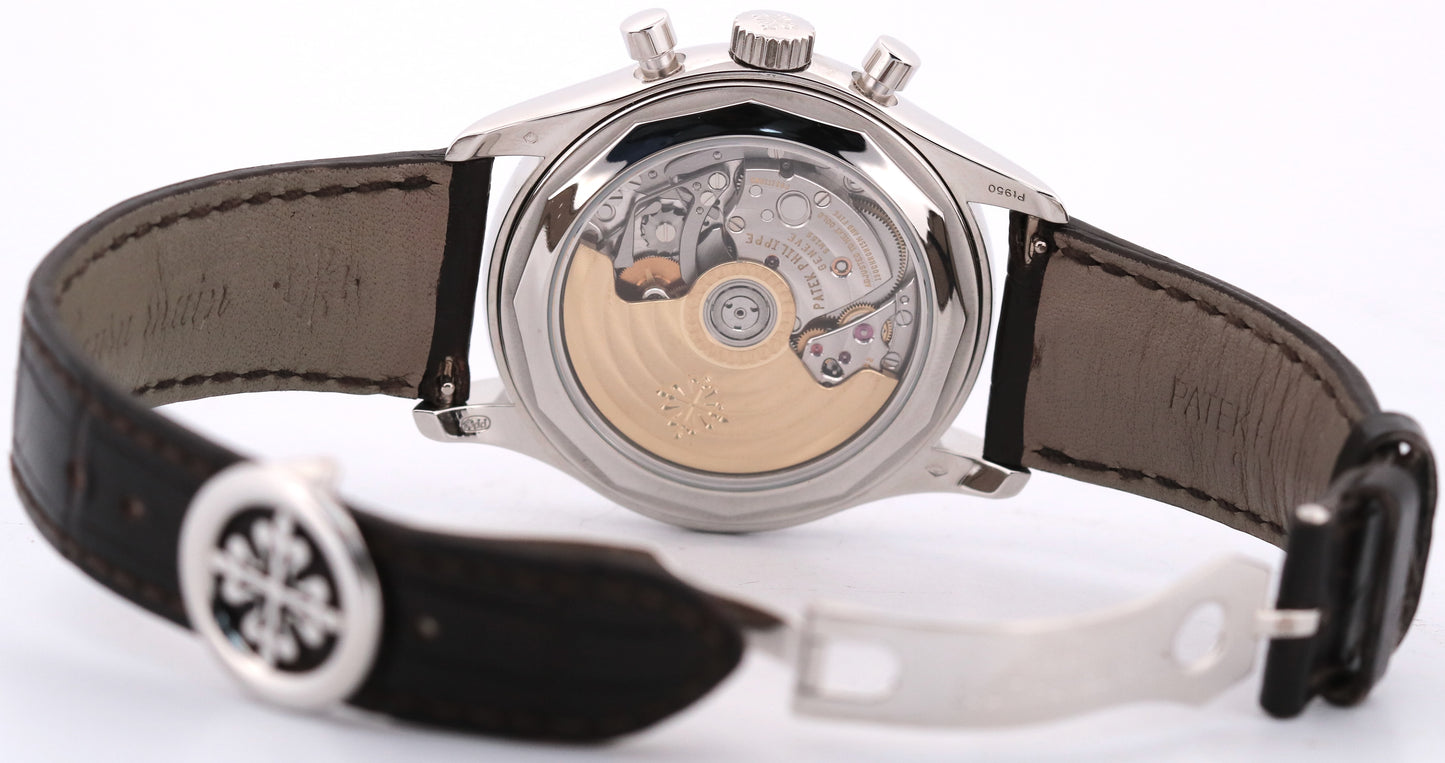 Patek Philippe Annual Calendar Chronograph RHODIUM Gray 40mm Platinum 5960P