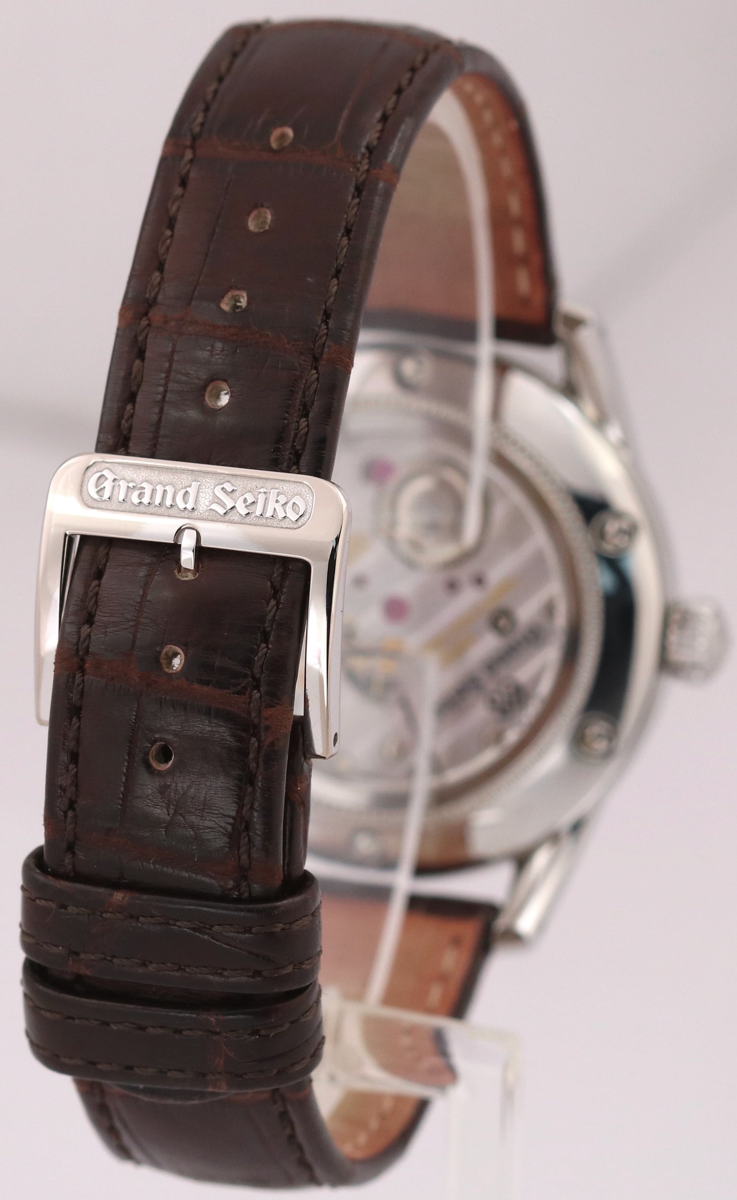 PAPERS Grand Seiko Elegance IVORY Stainless Steel Leather 37mm SBGW231G BOX