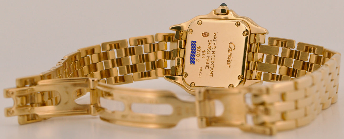 2026 SERVICE Ladies Cartier Panthere 18K Yellow Gold 22mm Quartz 10702 W25022B9