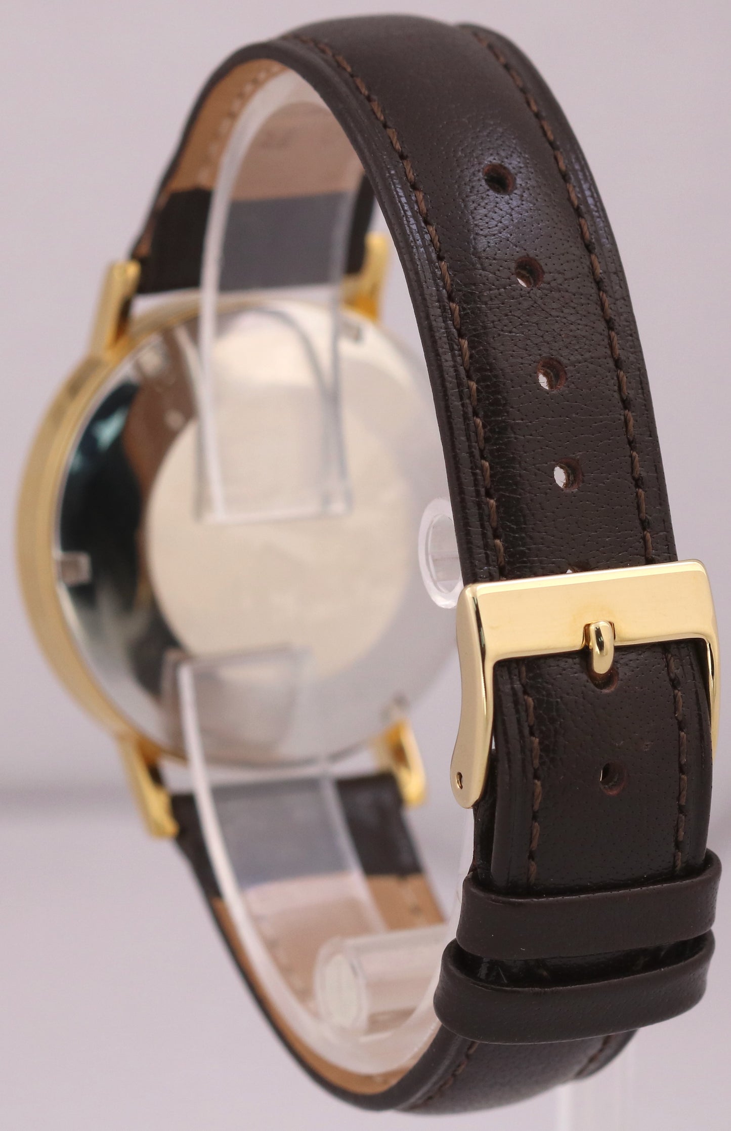 VINTAGE Omega Seamaster Chronograph SILVER 18K Gold Steel 35mm 145.005-67 Watch
