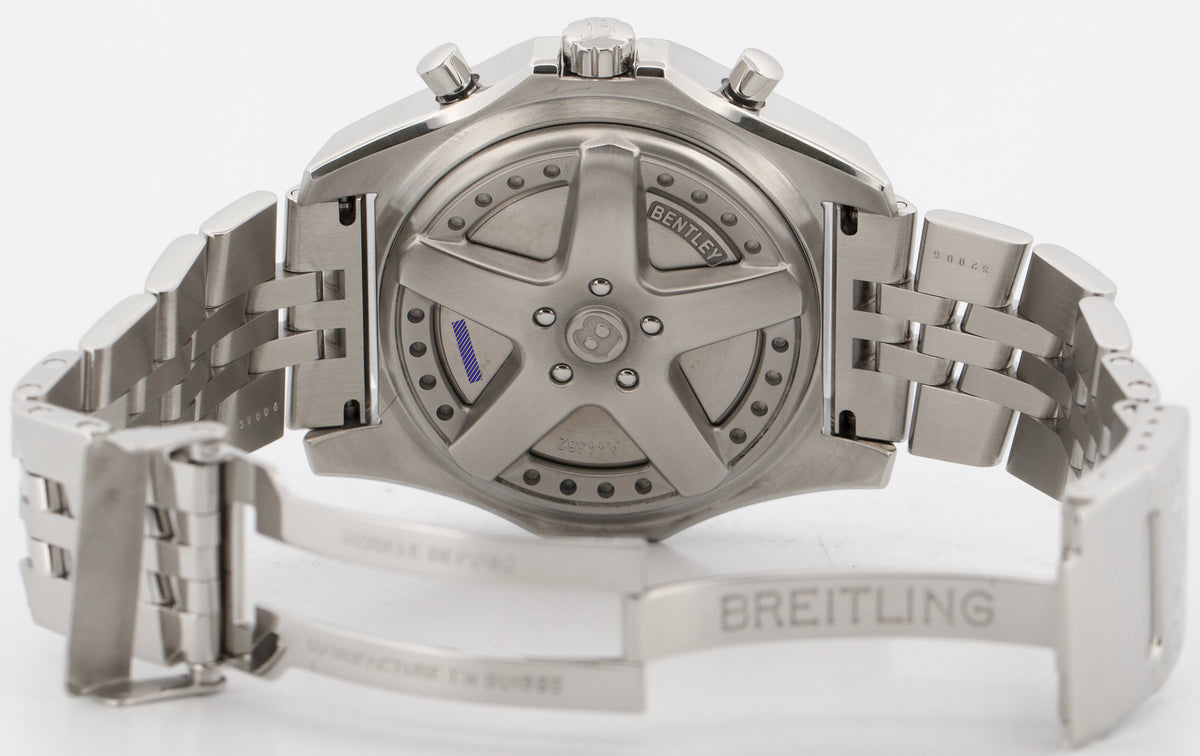 Breitling Bentley 6.75 A44362 Silver White 48mm Stainless Steel Automatic Watch