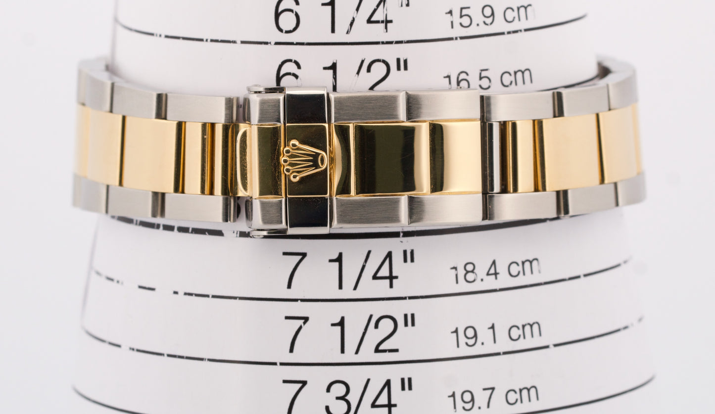 Rolex Daytona Cosmograph ZENITH White 18K Gold Steel INVERTED 6 Watch 16523