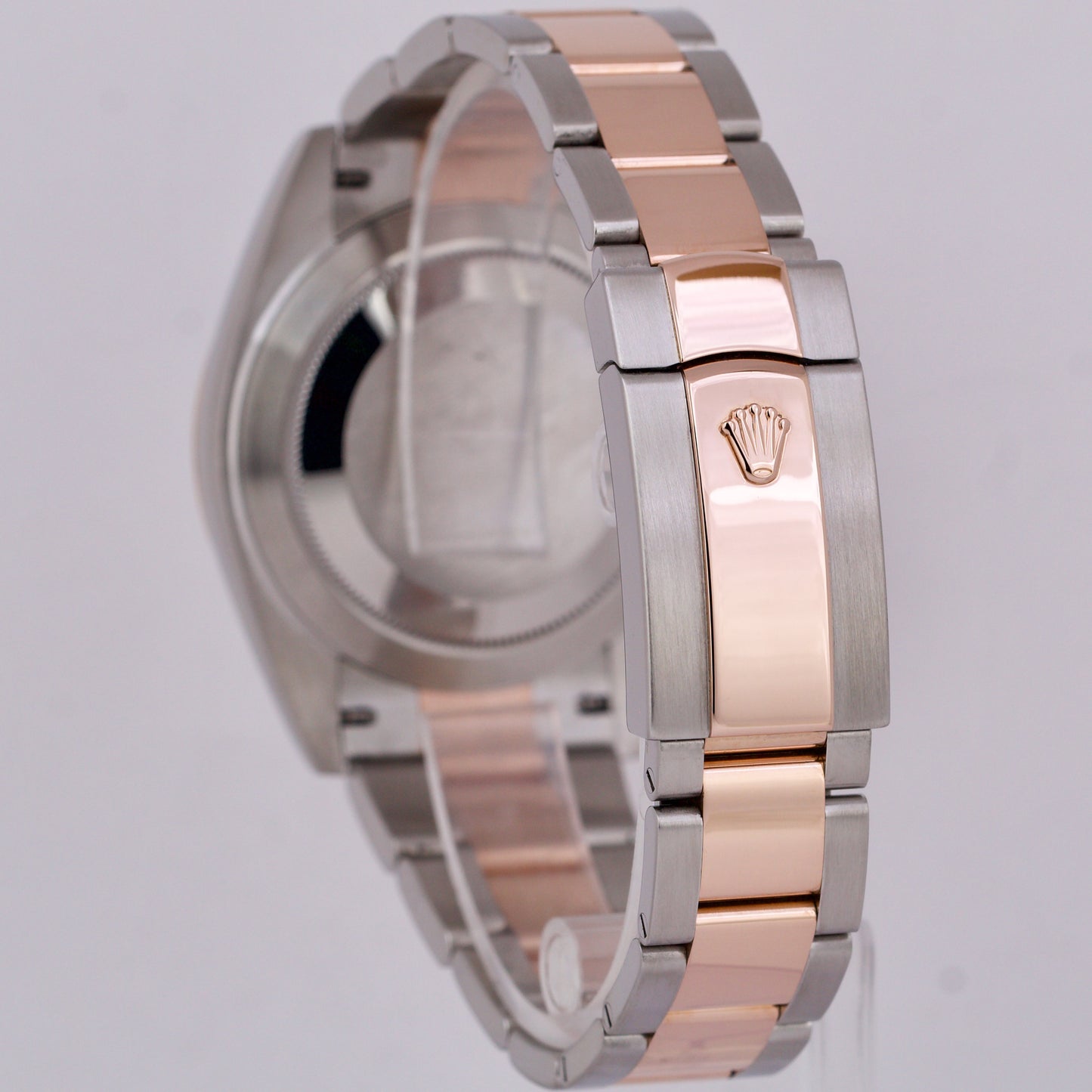 2020 PAPERS Rolex DateJust 41mm CHOCOLATE 18K Everose Steel 126301 Watch B+P